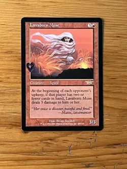 MTG - Magic the Gathering - Lavaborn Muse - Legions - Pro Tour Stamped - NM - Image 1