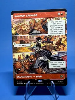 Magic the Gathering Spiderman | Maximum Carnage Borderless | Pack fresh NM - Image 1
