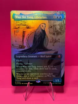 Wan Shi Tong Librarian Borderless FOIL Avatar Pack Fresh MTG MINT 320 - Image 1