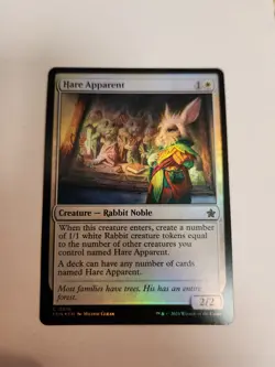 Magic The Gathering: Hare Apparent Foundations FOIL NM Near Mint [MTG] - Image 1