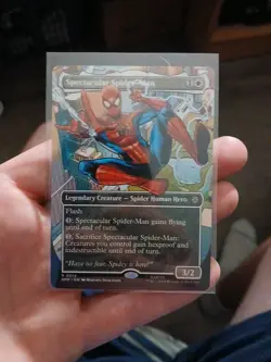 Spectacular Spider-Man (Borderless) Marvel's Spider-Man Textured Foil NM MTG - Image 2