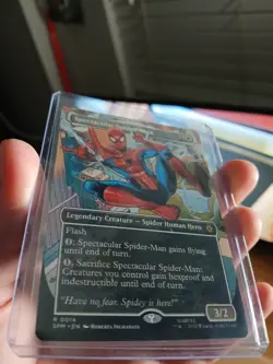 Spectacular Spider-Man (Borderless) Marvel's Spider-Man Textured Foil NM MTG - Image 3