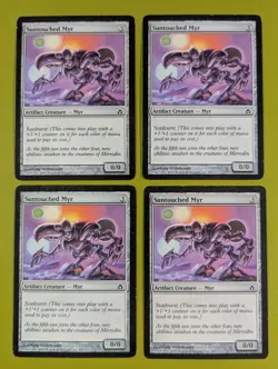 Suntouched Myr x4 Fifth Dawn 4x Magic the Gathering MTG - Image 1