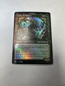 Svella, Ice Shaper LP (Showcase) Kaldheim Foil Magic The Gathering Mtg - Image 1