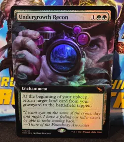 magic the gathering - FOIL!! - Undergrowth Recon - Mythic - Enchantment - Green - Image 1