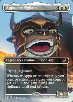 APPA, THE VIGILANT FOIL (BORDERLESS) - AVATAR: ETERNAL MTG (TLE) 0062 - Image 2