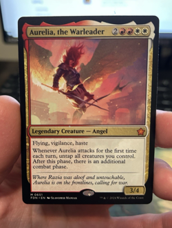 Aurelia, the Warleader - FDN #651 - MTG Foundations Mythic Near Mint - Image 1