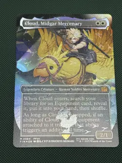 Cloud, Midgar Mercenary (Borderless) (Chocobo Track Foil) Final Fantasy - Image 1