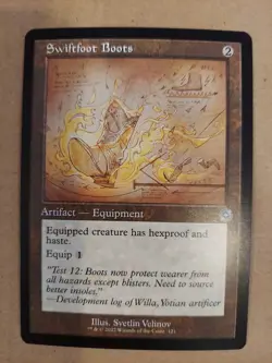 Swiftfoot Boots (Schematic) The Brothers' War: Retro Frame Artifacts Regular - Image 1