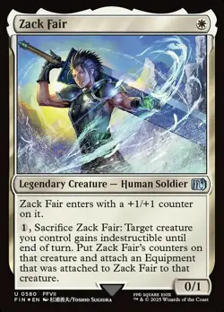 Mint/Near-Mint, English - 1 x MTG Zack Fair - Surge Foil Final Fantasy - Image 1