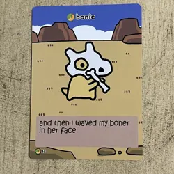 Bonie Pokiebubies V1 1st Edition Fan Art 68 Chef Ken Lee Pokemon Cubone - Image 1