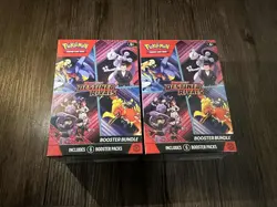 LOT of 2 Pokemon TCG Scarlet & Violet Destined Rivals Booster Bundles New Sealed - Image 1