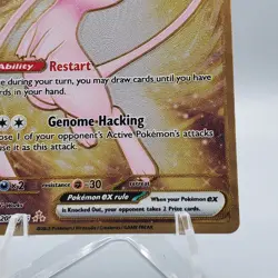 Pokemon Mew ex Metal Card 205/165 NM Scarlet & Violet 151 Promo Card - Image 5