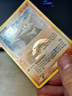 Pokemon Card - Marowak FireRed & LeafGreen 7/112 Holo Rare LP Card - Image 3
