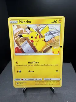 Pokemon TCG Mcdonalds 25th Anniversary Pikachu 25/25 Regular Stamped Promo NM - Image 1