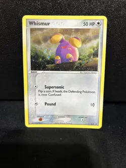 Pokemon TCG Whismur Nintendo Black Star Promos 19 Promo Cosmos Holo Rare-NM - Image 1