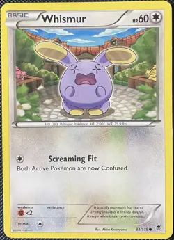 Whismur 83/119 XY - Phantom Forces Regular - Pokemon Card - Image 1