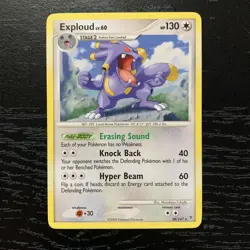 Exploud 28/147 Rare Pokemon Card Supreme Victors - LP - Image 1