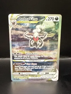 Pokemon TCG Darkrai Vstar GG50/GG70 Crown Zenith Galarian Gallery A - Image 1