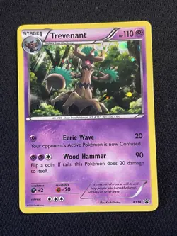 Trevenant XY14 Black Star Promo Holo Pokemon Card LP Condition - Image 1