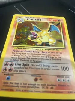 Pokemon TCG Charizard - Base Set (Unlimited) Holo Rare #4/102 - Image 5