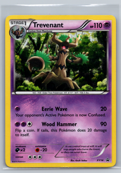 Pokemon XY Black Star Promo XY14 Trevenant Holo MP - Image 1