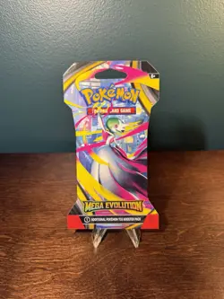 Pokemon TCG Mega Evolution Sleeved Booster Pack Random Art New/Factory Sealed - Image 1