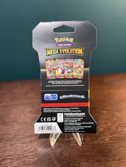 Pokemon TCG Mega Evolution Sleeved Booster Pack Random Art New/Factory Sealed - Image 2