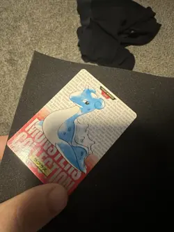 Pokemon Carddass Card Lapras No.131 Bandai Pocket Monsters Red ver. 1996 - Image 2