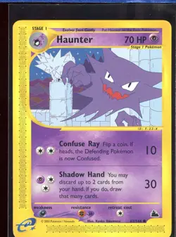 Haunter Skyridge 63/144 NM Non-Holo E-Series Pokemon - Image 1