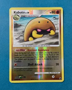 Pokemon TCG: Kabuto 67/100, Reverse Holo, Majestic Dawn, English, LP - Image 1
