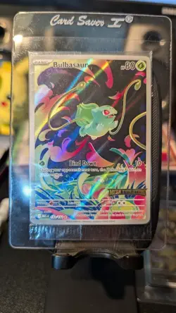 Bulbasaur 133/132 - Mega Evolution Enhanced Stamped Promo Box Topper (Sealed) - Image 1