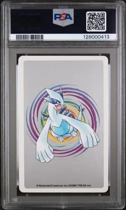 PSA 10 GEM MINT 2000 POKEMON SILVER VERSION PLAYING CARDS #243C RAIKOU - Image 2