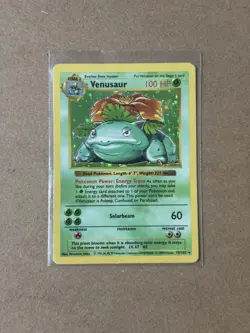 Vintage Pokemon Base Set- Holo Trio- 1st Edition Shadowless Charizard- WOTC 1999 - Image 3