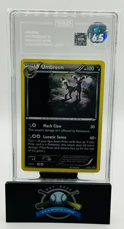 2016 POKEMON BLACK STAR PROMO UMBREON #XY96 HOLO FOIL TAG 6.5 - Image 1