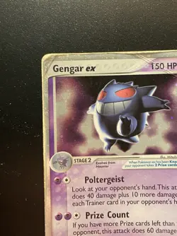 Pokemon Gengar ex 108/112 Firered & Leafgreen Holo ENG-Played - Image 3