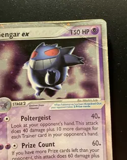 Pokemon Gengar ex 108/112 Firered & Leafgreen Holo ENG-Played - Image 4