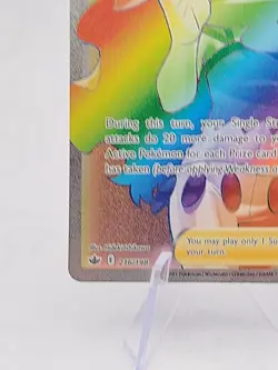 Karens Conviction 216/198 Chilling Reign NM Full Art Secret Rainbow Rare Pokemon - Image 2