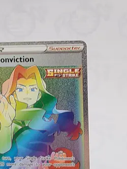 Karens Conviction 216/198 Chilling Reign NM Full Art Secret Rainbow Rare Pokemon - Image 4