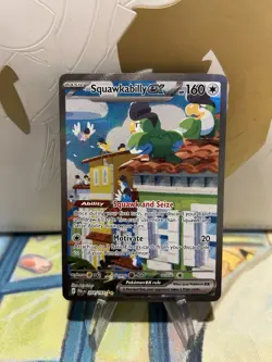 Pokemon TCG Paldea Evolved Squawkabilly ex Special Illustration Rare 264/193 NM - Image 1
