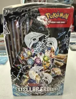 Pokemon TCG: Scarlet & Violet Stellar Crown Factory Sealed Booster Box - Image 4