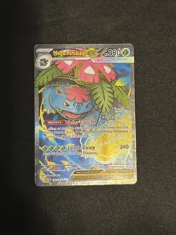Mega Venusaur Ex Mega Evolution 155/132 Secret Rare Pokemon Card - Image 1