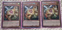 Yugioh Droll & Lock Bird ALT Art x3 Secret Rare RA02-EN006 Near Mint - Image 1