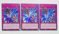 3x Verdict of Anubis 1st Edition Ultra Rare MZTM-EN009 Yugioh Tcg - Image 1