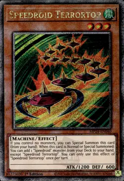Speedroid Terrortop - Quarter Century Secret Rare 1st MP24-EN040 - NM - YuGiOh - Image 1