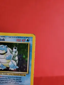 Pokemon Karte/card - Turtok (Blastoise) 2/102 Holo 1. Edition Base Light Played - Image 3