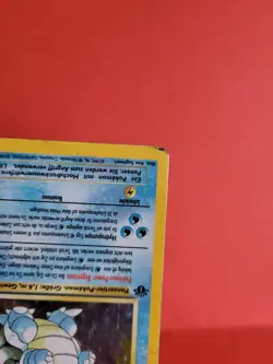 Pokemon Karte/card - Turtok (Blastoise) 2/102 Holo 1. Edition Base Light Played - Image 5