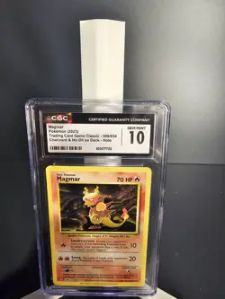 CGC 10 GEM MINT Magmar 006/032 CLASSIC Collection HOLO English Pokemon Card - Image 1