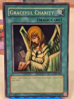 YU-GI-OH! Graceful Charity SDP-040 Spell Card Common Unlimited LP - Image 1