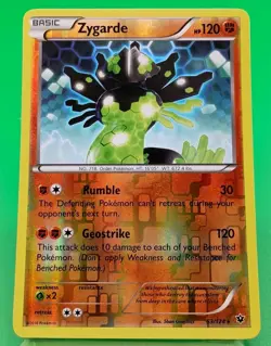 Zygarde 2016 XY Fates Collide Reverse Holo Rare Pokemon Card 53/124 - Image 1